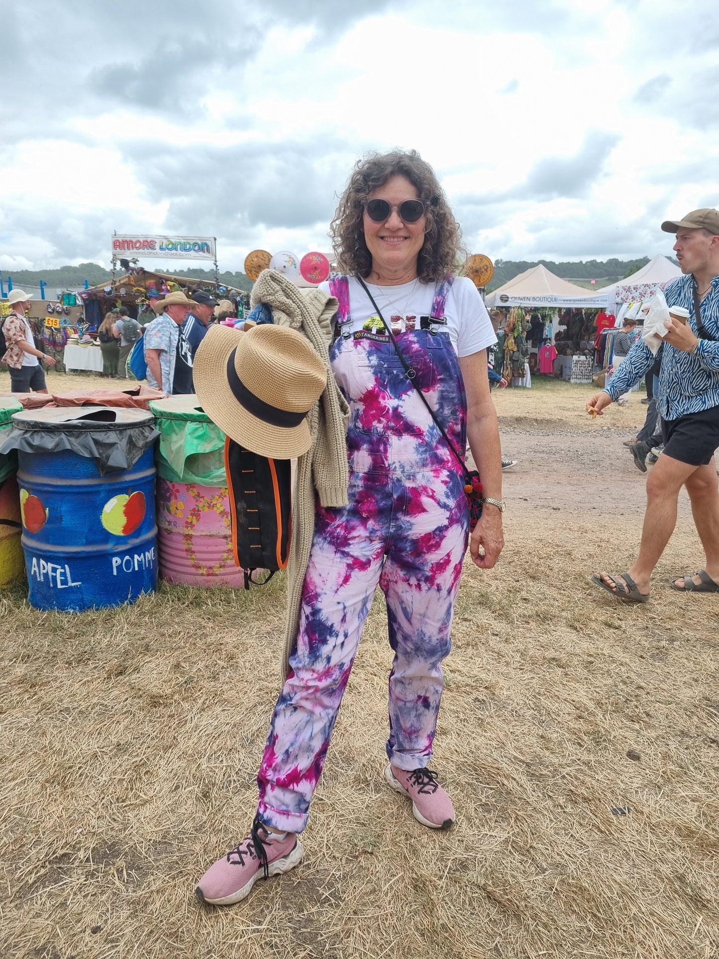Tie-Dye Dungarees - Adult
