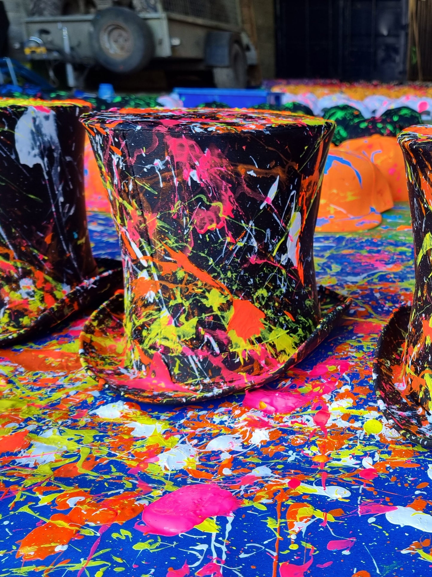 Hand-painted Top Hats!