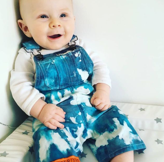 Tie-Dye Dungarees - Baby
