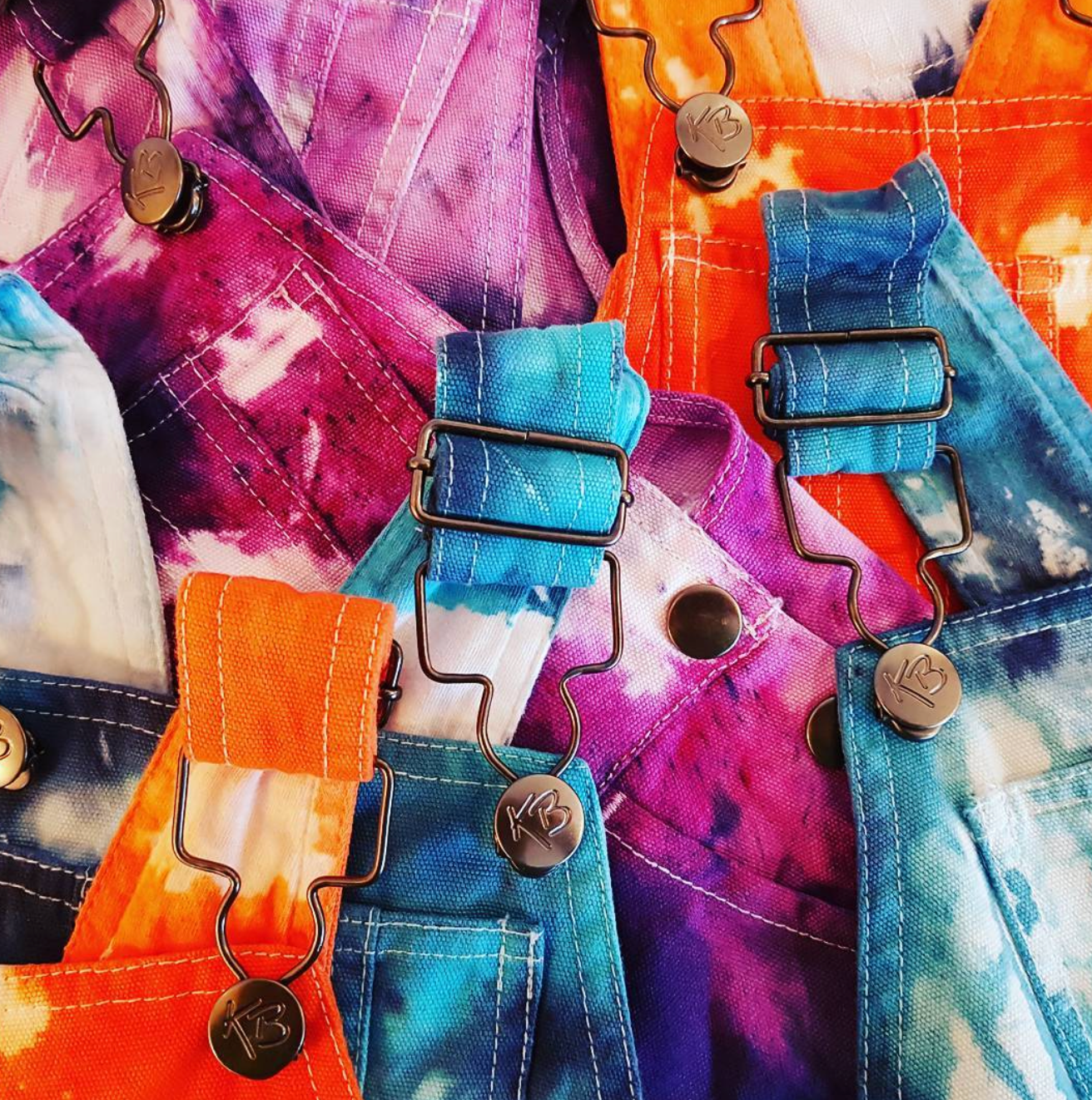 Tie-Dye Dungarees - Baby