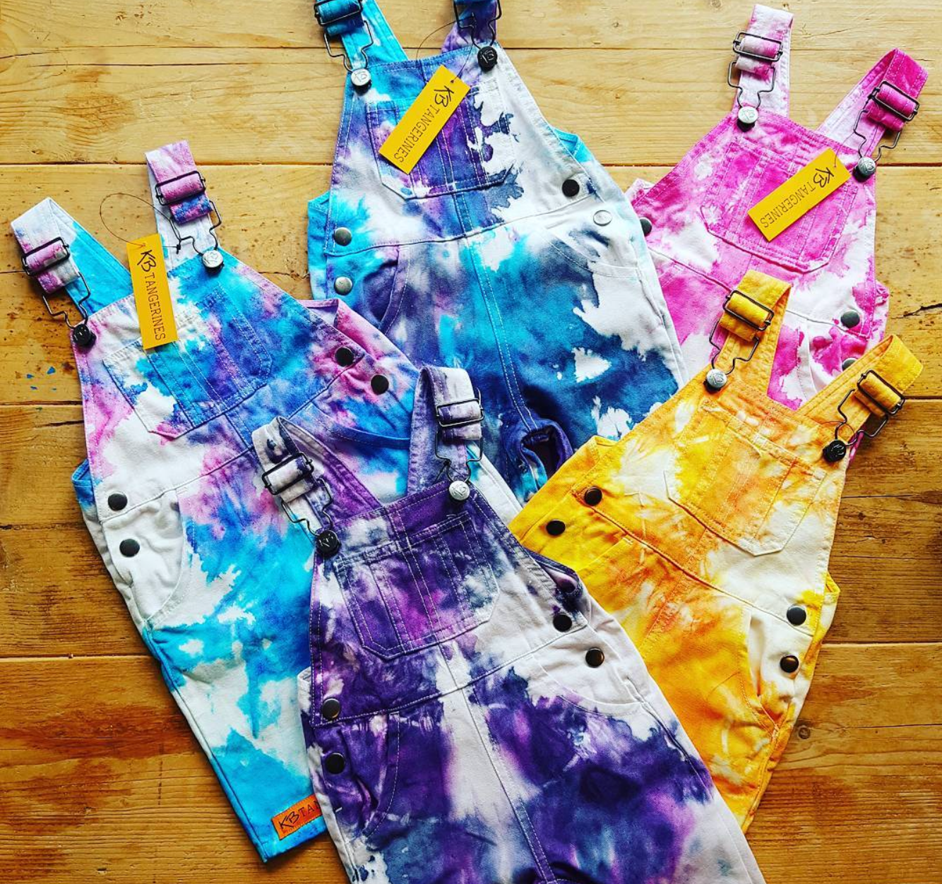 Tie-Dye Dungarees - Baby