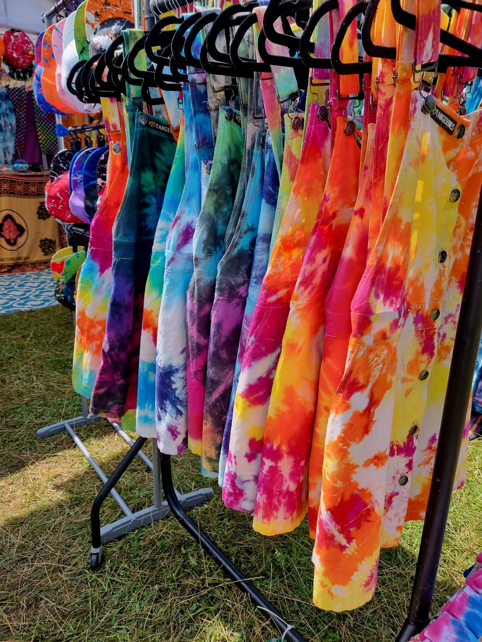 Tie-Dye Dungaree Dress - Adult